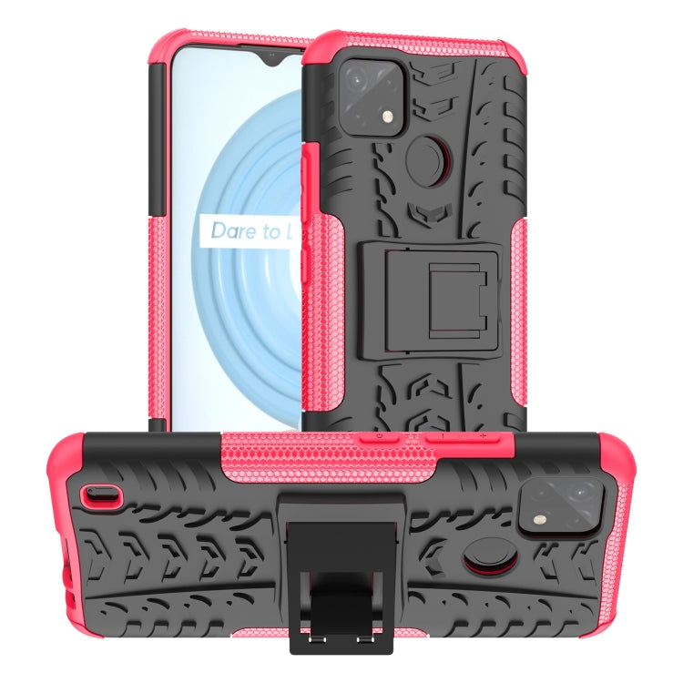Tire Texture TPU + PC Phone Case with Holder, For OPPO Realme C21Y, For Motorola Moto G22/E32, For OPPO Realme C35, For vivo Y75 / Y55 / T1 5G, For Samsung Galaxy M23 / F23 5G, For Nokia G21 4G