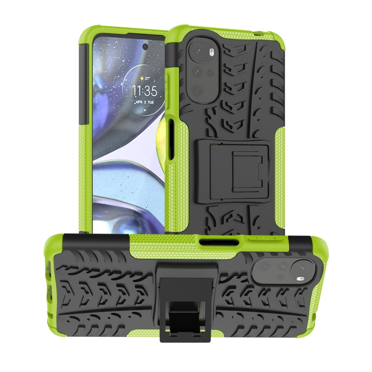 Tire Texture TPU + PC Phone Case with Holder, For OPPO Realme C21Y, For Motorola Moto G22/E32, For OPPO Realme C35, For vivo Y75 / Y55 / T1 5G, For Samsung Galaxy M23 / F23 5G, For Nokia G21 4G