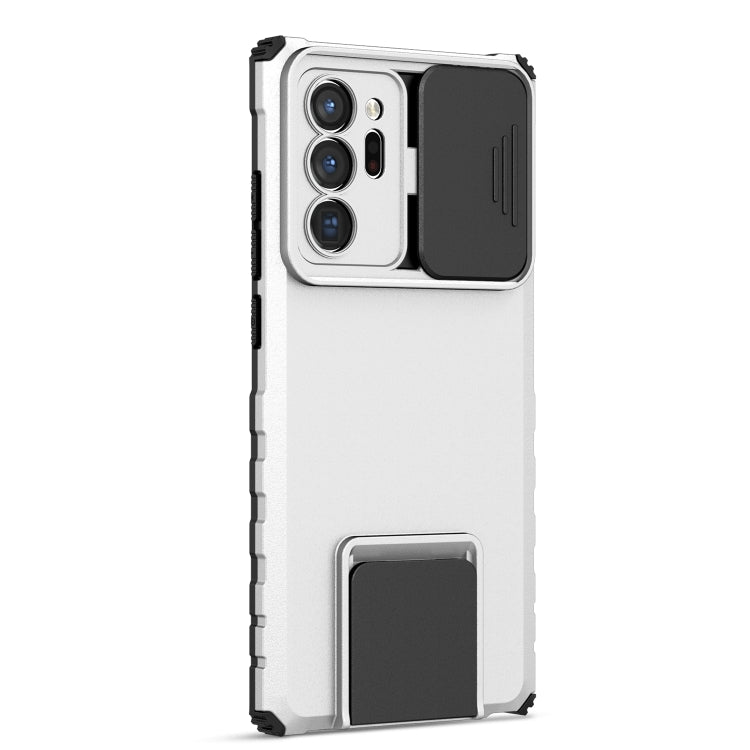 Stereoscopic Holder Sliding Camshield Phone Case, For Samsung Galaxy Note20 Ultra, For Samsung Galaxy S21 FE 5G, For Samsung Galaxy S21 Ultra 5G, For Samsung Galaxy S22 Ultra 5G