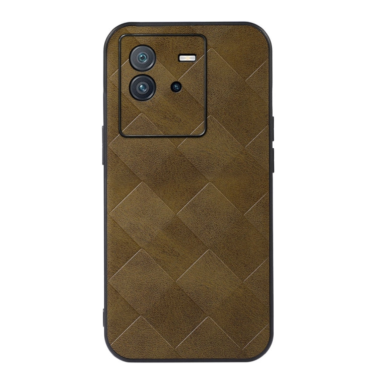 Weave Plaid PU Phone Case