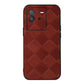 Weave Plaid PU Phone Case