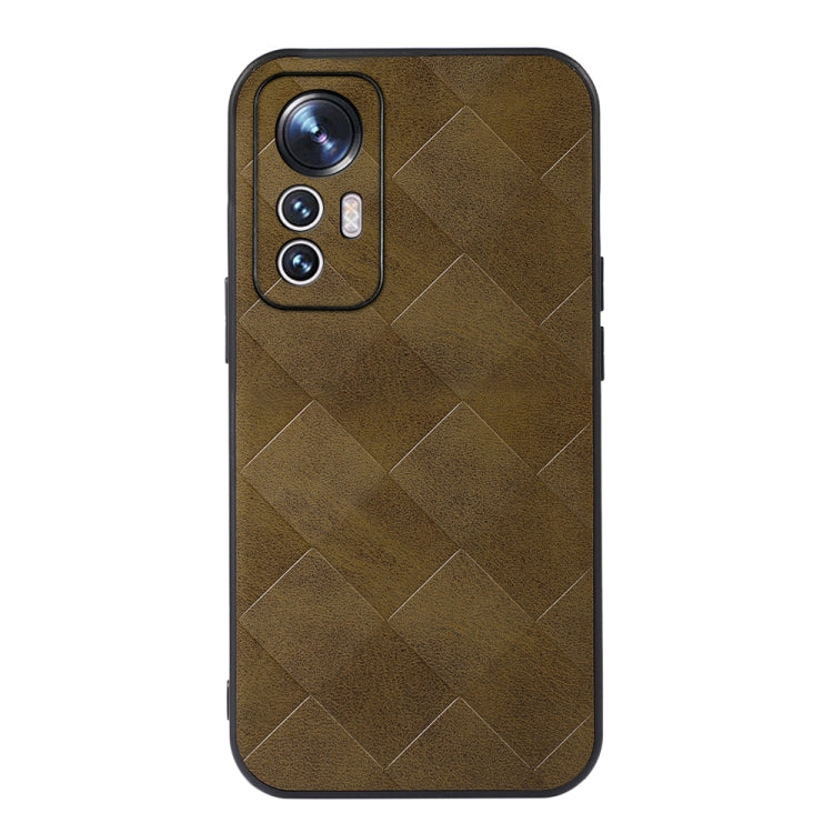 Weave Plaid PU Phone Case