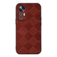Weave Plaid PU Phone Case