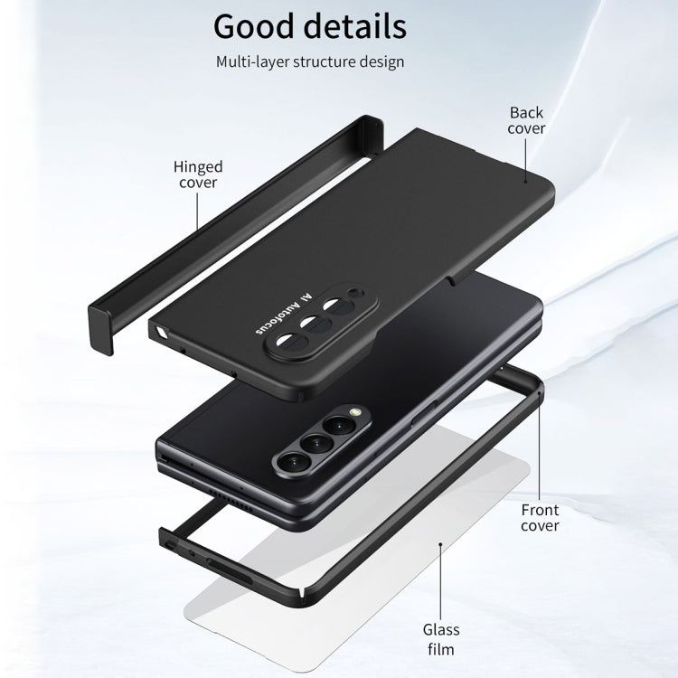 360 Full Body Hinge Flip Phone Case, For Samsung Galaxy Z Fold3 5G