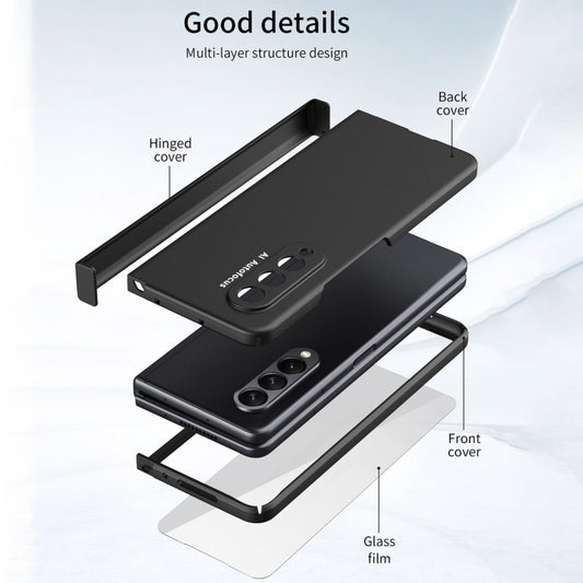 360 Full Body Hinge Flip Phone Case, For Samsung Galaxy Z Fold3 5G