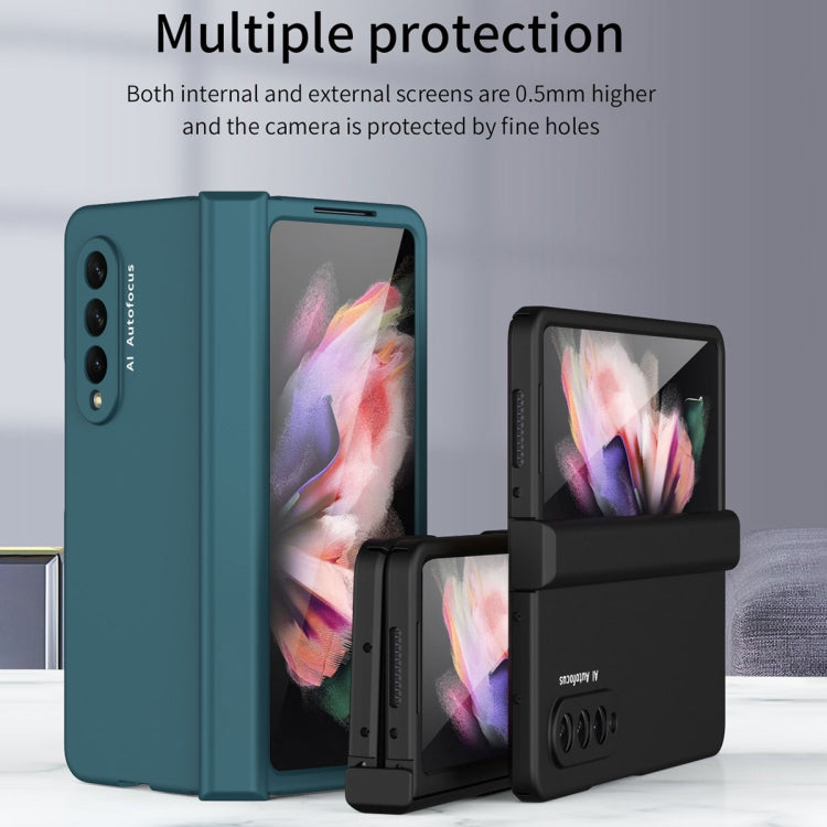 360 Full Body Hinge Flip Phone Case, For Samsung Galaxy Z Fold3 5G