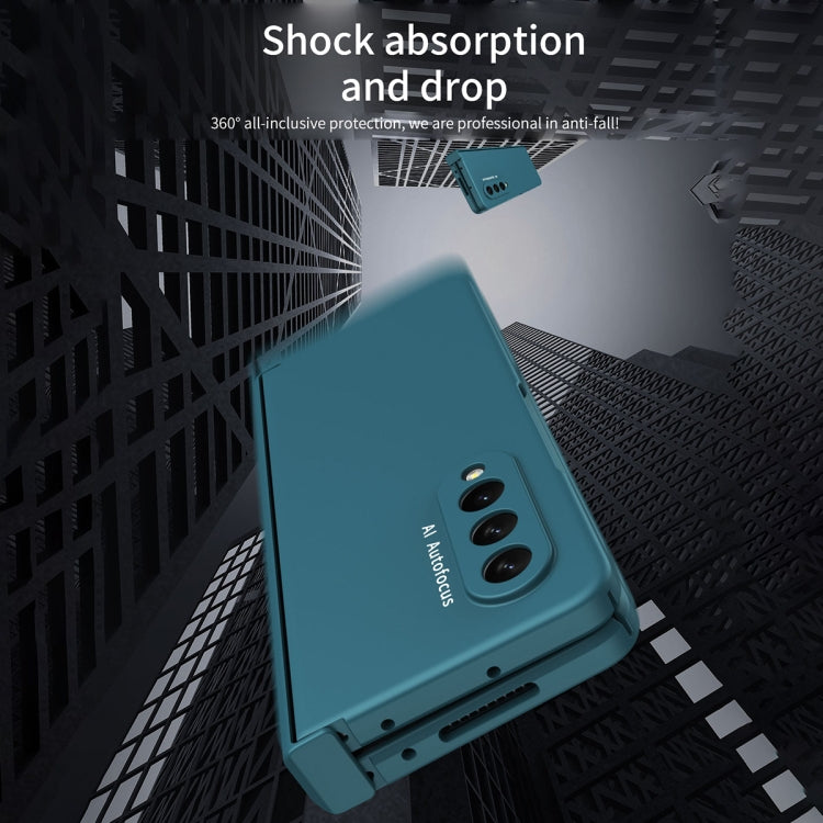 360 Full Body Hinge Flip Phone Case, For Samsung Galaxy Z Fold3 5G