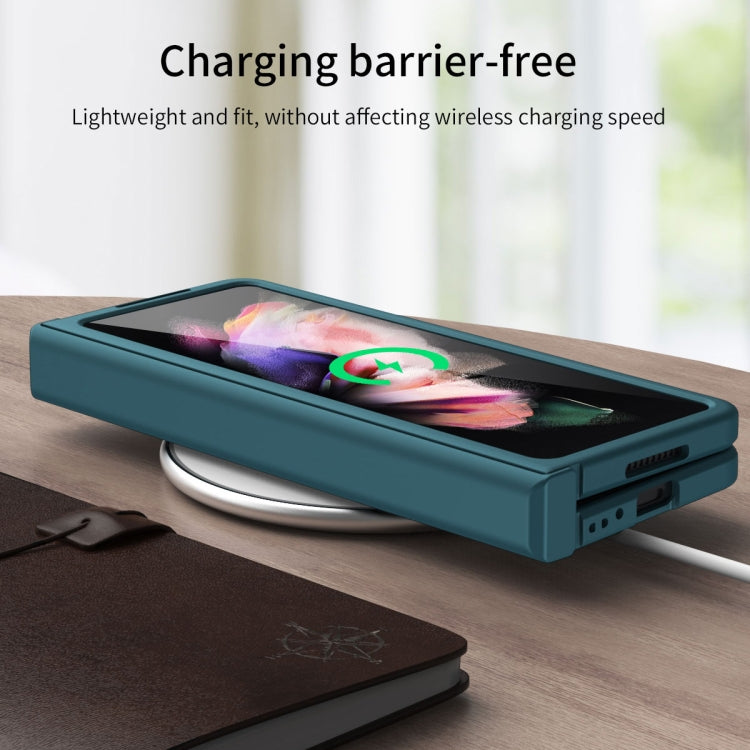 360 Full Body Hinge Flip Phone Case, For Samsung Galaxy Z Fold3 5G