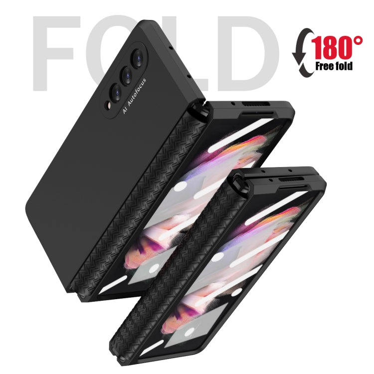 360 Full Body TPU Hinge Flip Phone Case, For Samsung Galaxy Z Fold3 5G