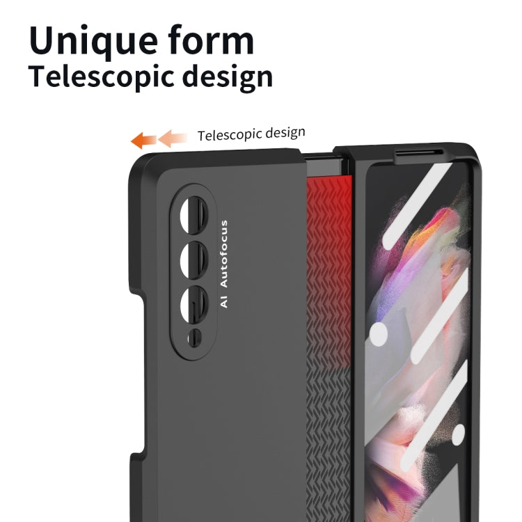 360 Full Body TPU Hinge Flip Phone Case, For Samsung Galaxy Z Fold3 5G