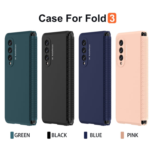360 Full Body TPU Hinge Flip Phone Case, For Samsung Galaxy Z Fold3 5G