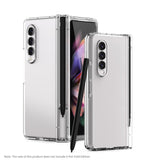 360 Full Body Hinge Flip Phone Case with Pen Slot, For Samsung Galaxy Z Fold3 5G with Pen Slot