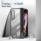 360 Full Body Electroplating Hinge Phone Case with Stylus, For Samsung Galaxy Z Fold3 5G with Film