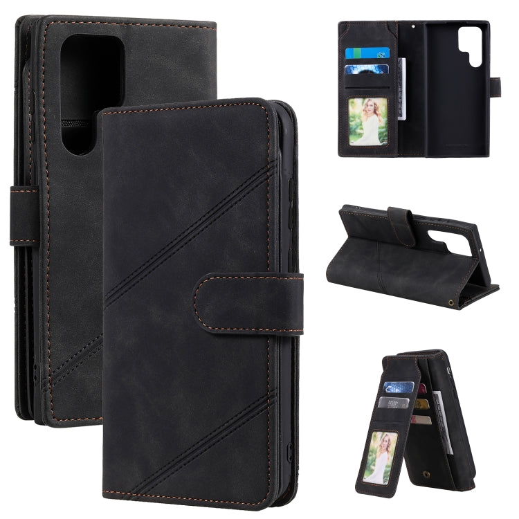 Skin Feel Card Slot Leather Phone Case, For Samsung Galaxy S22 Ultra 5G, For Samsung Galaxy S22 5G, For Samsung Galaxy S22+ 5G