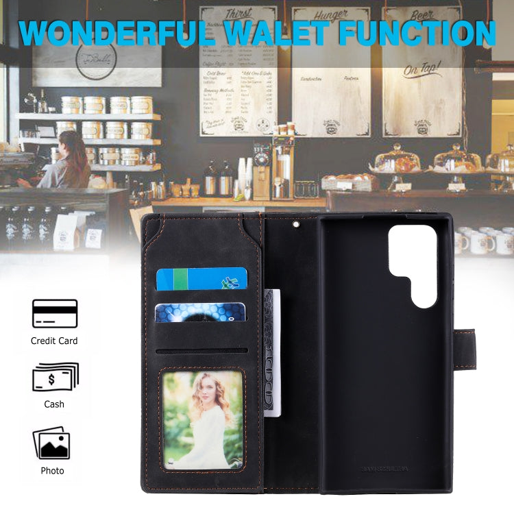 Skin Feel Card Slot Leather Phone Case, For Samsung Galaxy S22 Ultra 5G, For Samsung Galaxy S22 5G, For Samsung Galaxy S22+ 5G