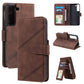 Skin Feel Card Slot Leather Phone Case, For Samsung Galaxy S22 Ultra 5G, For Samsung Galaxy S22 5G, For Samsung Galaxy S22+ 5G