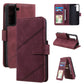 Skin Feel Card Slot Leather Phone Case, For Samsung Galaxy S22 Ultra 5G, For Samsung Galaxy S22 5G, For Samsung Galaxy S22+ 5G