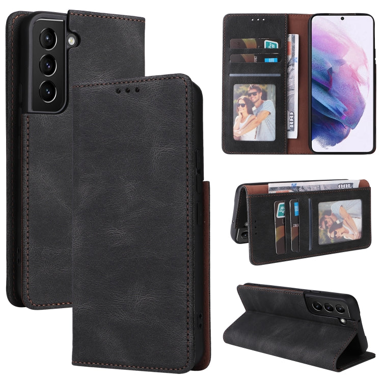 Simple Suction Closure Leather Phone Case, For Samsung Galaxy S22 5G, For Samsung Galaxy S22+ 5G, For Samsung Galaxy S22 Ultra 5G, For Samsung Galaxy A13 5G, For Samsung Galaxy A53 5G, For Samsung Galaxy A33 5G