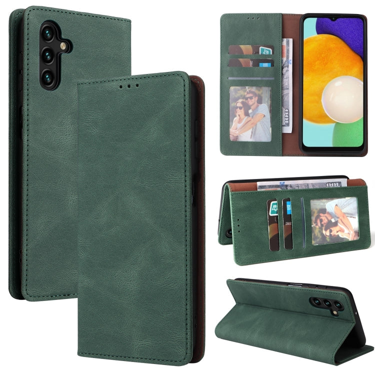 Simple Suction Closure Leather Phone Case, For Samsung Galaxy S22 5G, For Samsung Galaxy S22+ 5G, For Samsung Galaxy S22 Ultra 5G, For Samsung Galaxy A13 5G, For Samsung Galaxy A53 5G, For Samsung Galaxy A33 5G