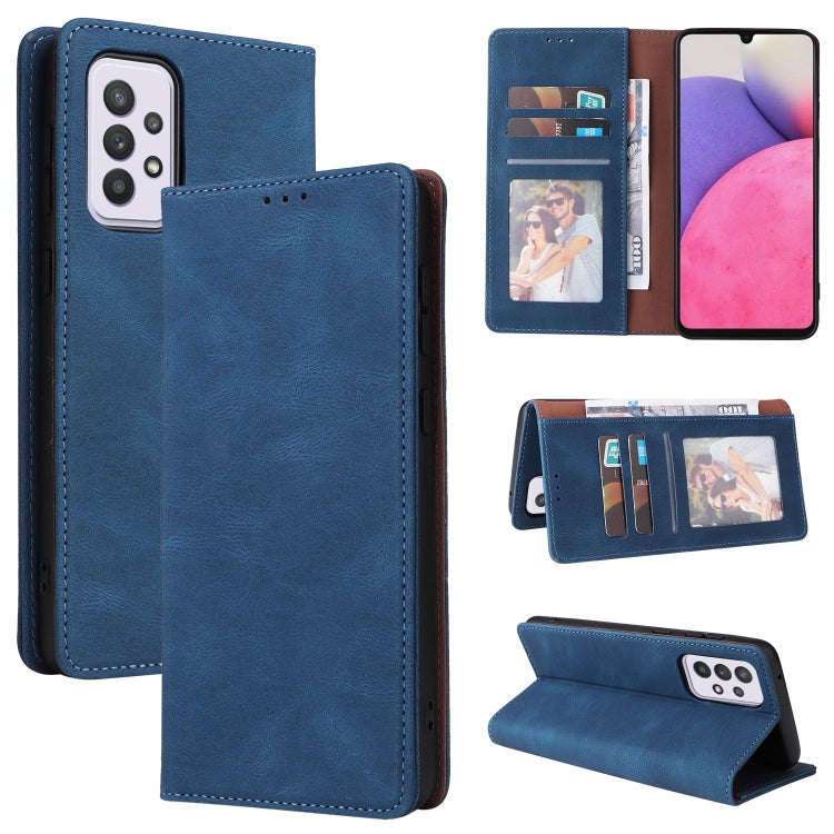 Simple Suction Closure Leather Phone Case, For Samsung Galaxy S22 5G, For Samsung Galaxy S22+ 5G, For Samsung Galaxy S22 Ultra 5G, For Samsung Galaxy A13 5G, For Samsung Galaxy A53 5G, For Samsung Galaxy A33 5G