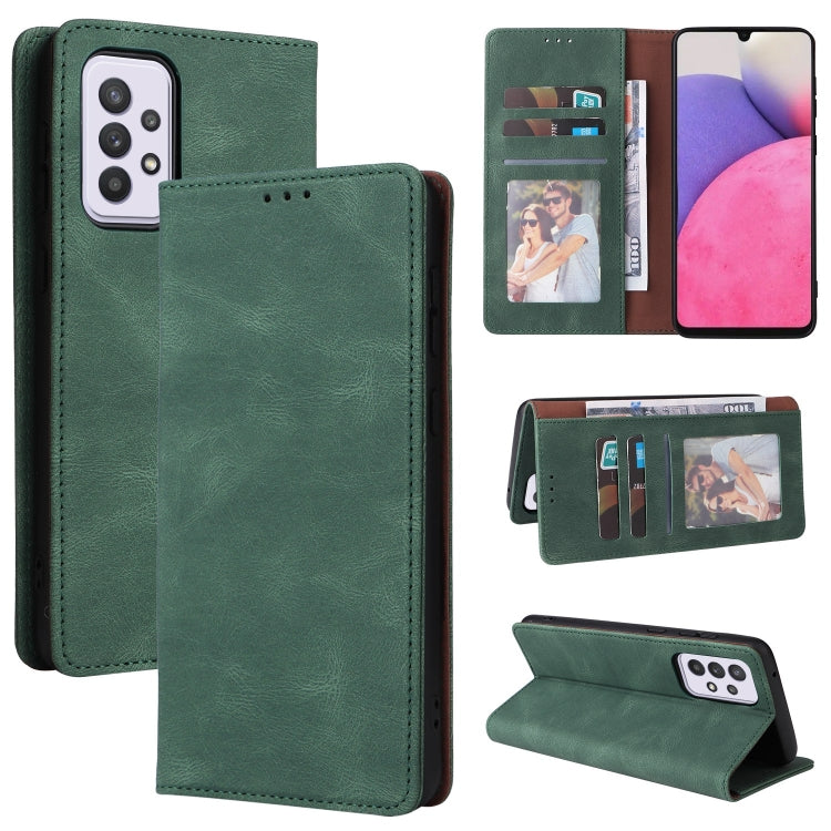 Simple Suction Closure Leather Phone Case, For Samsung Galaxy S22 5G, For Samsung Galaxy S22+ 5G, For Samsung Galaxy S22 Ultra 5G, For Samsung Galaxy A13 5G, For Samsung Galaxy A53 5G, For Samsung Galaxy A33 5G