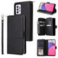 9 Card Slots Zipper Wallet Bag Leather Phone Case, For Samsung Galaxy A03s EU Version, For Samsung Galaxy A13 5G, For Samsung Galaxy A33 5G, For Samsung Galaxy A53 5G, For Samsung Galaxy S22+ 5G, For Samsung Galaxy S22 Ultra 5G, For Samsung Galaxy S22 5G