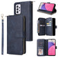 9 Card Slots Zipper Wallet Bag Leather Phone Case, For Samsung Galaxy A03s EU Version, For Samsung Galaxy A13 5G, For Samsung Galaxy A33 5G, For Samsung Galaxy A53 5G, For Samsung Galaxy S22+ 5G, For Samsung Galaxy S22 Ultra 5G, For Samsung Galaxy S22 5G