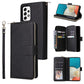 9 Card Slots Zipper Wallet Bag Leather Phone Case, For Samsung Galaxy A03s EU Version, For Samsung Galaxy A13 5G, For Samsung Galaxy A33 5G, For Samsung Galaxy A53 5G, For Samsung Galaxy S22+ 5G, For Samsung Galaxy S22 Ultra 5G, For Samsung Galaxy S22 5G