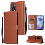 3 Card Slots Multifunctional Leather Phone Case, For OPPO A16, For Samsung Galaxy S22 5G, For Samsung Galaxy S22 Ultra 5G, For Samsung Galaxy S22+ 5G
