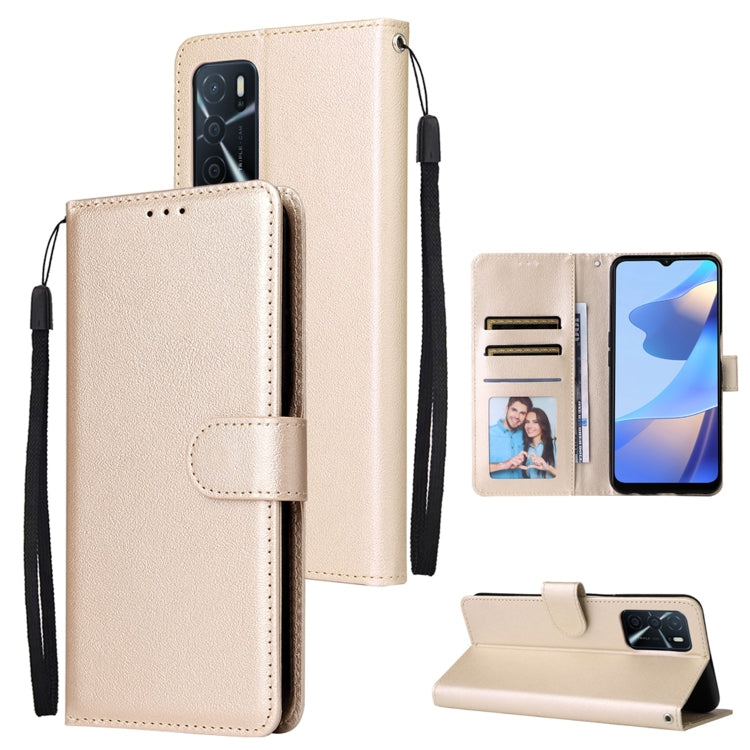 3 Card Slots Multifunctional Leather Phone Case, For OPPO A16, For Samsung Galaxy S22 5G, For Samsung Galaxy S22 Ultra 5G, For Samsung Galaxy S22+ 5G