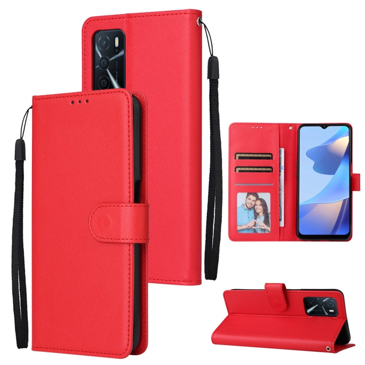 3 Card Slots Multifunctional Leather Phone Case, For OPPO A16, For Samsung Galaxy S22 5G, For Samsung Galaxy S22 Ultra 5G, For Samsung Galaxy S22+ 5G