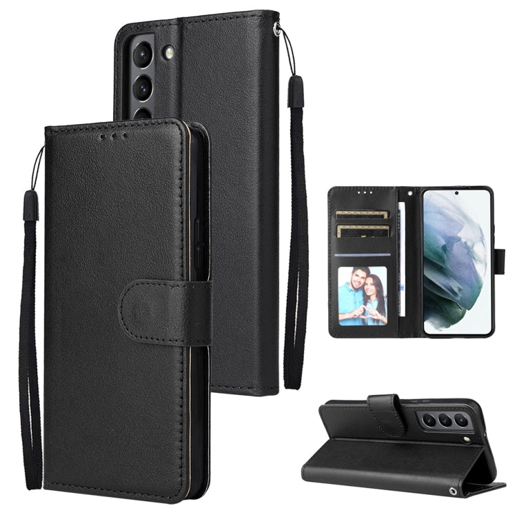 3 Card Slots Multifunctional Leather Phone Case, For OPPO A16, For Samsung Galaxy S22 5G, For Samsung Galaxy S22 Ultra 5G, For Samsung Galaxy S22+ 5G