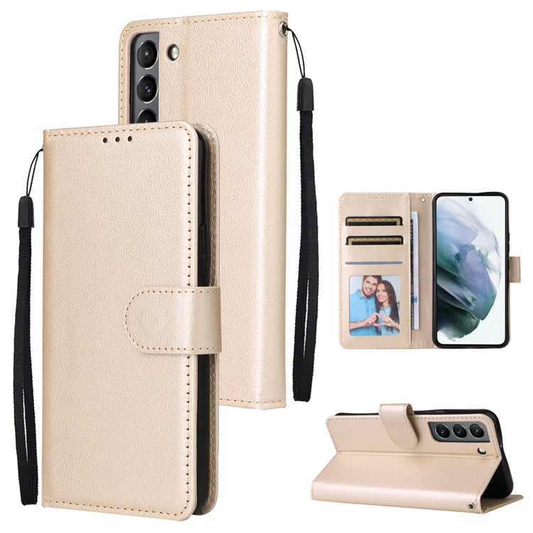 3 Card Slots Multifunctional Leather Phone Case, For OPPO A16, For Samsung Galaxy S22 5G, For Samsung Galaxy S22 Ultra 5G, For Samsung Galaxy S22+ 5G