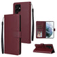 3 Card Slots Multifunctional Leather Phone Case, For OPPO A16, For Samsung Galaxy S22 5G, For Samsung Galaxy S22 Ultra 5G, For Samsung Galaxy S22+ 5G