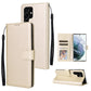 3 Card Slots Multifunctional Leather Phone Case, For OPPO A16, For Samsung Galaxy S22 5G, For Samsung Galaxy S22 Ultra 5G, For Samsung Galaxy S22+ 5G