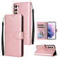 3 Card Slots Multifunctional Leather Phone Case, For OPPO A16, For Samsung Galaxy S22 5G, For Samsung Galaxy S22 Ultra 5G, For Samsung Galaxy S22+ 5G