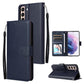 3 Card Slots Multifunctional Leather Phone Case, For OPPO A16, For Samsung Galaxy S22 5G, For Samsung Galaxy S22 Ultra 5G, For Samsung Galaxy S22+ 5G