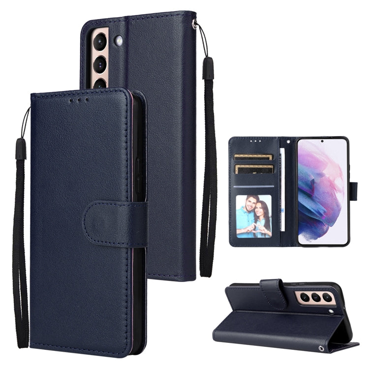 3 Card Slots Multifunctional Leather Phone Case, For OPPO A16, For Samsung Galaxy S22 5G, For Samsung Galaxy S22 Ultra 5G, For Samsung Galaxy S22+ 5G