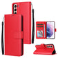 3 Card Slots Multifunctional Leather Phone Case, For OPPO A16, For Samsung Galaxy S22 5G, For Samsung Galaxy S22 Ultra 5G, For Samsung Galaxy S22+ 5G