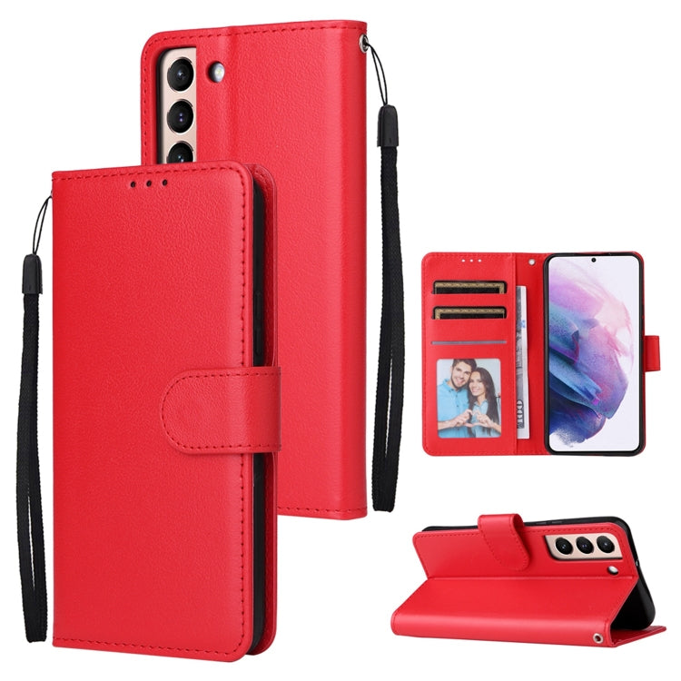 3 Card Slots Multifunctional Leather Phone Case, For OPPO A16, For Samsung Galaxy S22 5G, For Samsung Galaxy S22 Ultra 5G, For Samsung Galaxy S22+ 5G