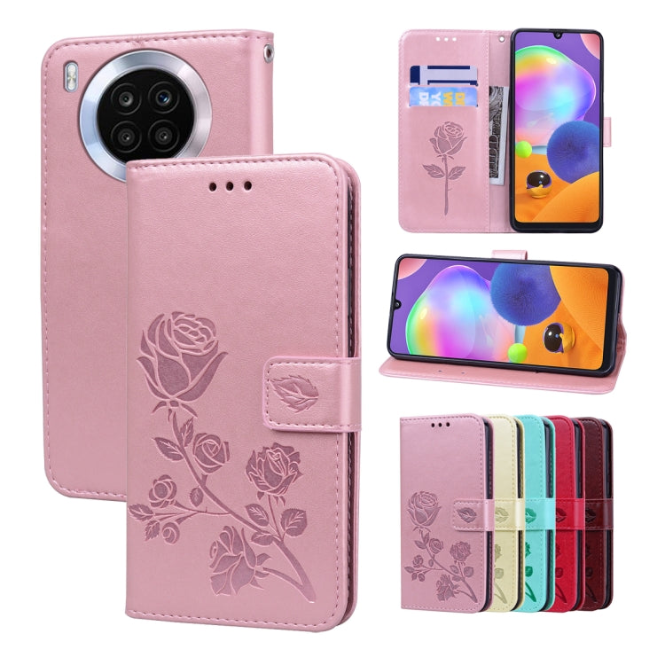 Rose Embossed Leather Phone Case