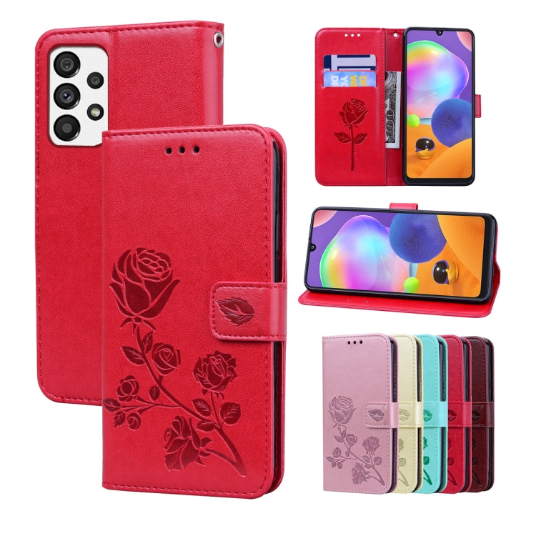Rose Embossed Leather Phone Case