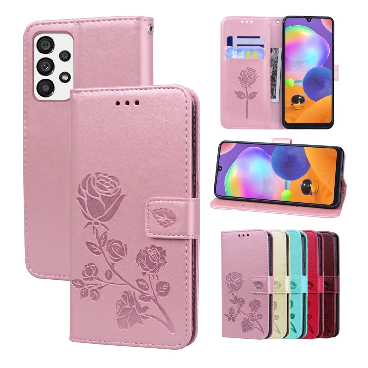 Rose Embossed Leather Phone Case