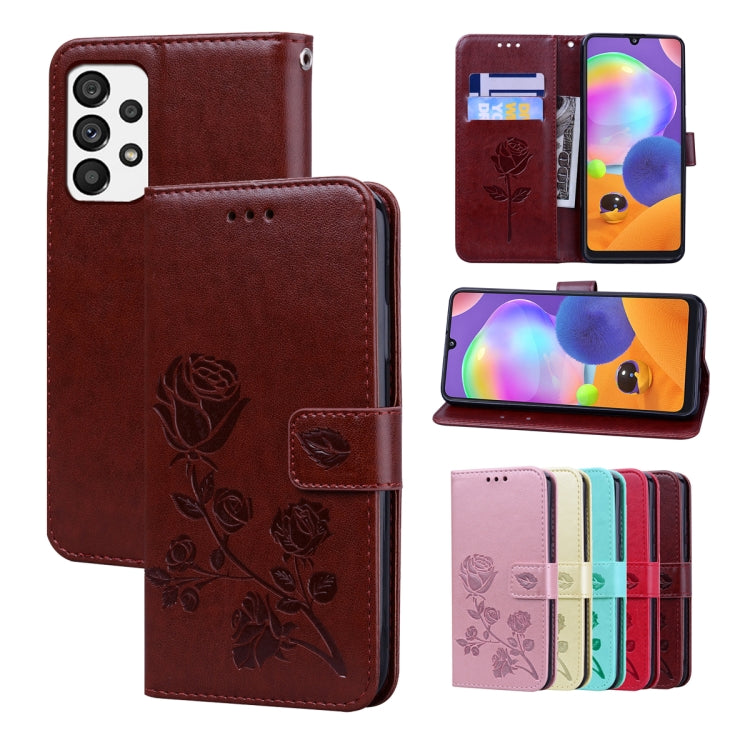 Rose Embossed Leather Phone Case