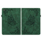 Butterfly Flower Embossed Leather Tablet Case