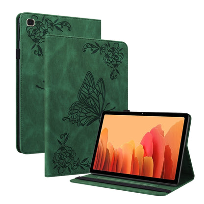 Butterfly Flower Embossed Leather Tablet Case