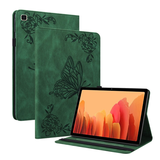 Butterfly Flower Embossed Leather Tablet Case