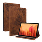 Butterfly Flower Embossed Leather Tablet Case