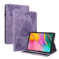Butterfly Flower Embossed Leather Tablet Case