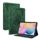 Butterfly Flower Embossed Leather Tablet Case